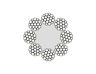 F819 W-FE 纤维芯电梯钢丝绳