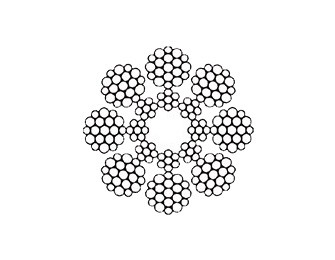 PAWO F7 钢制增强纤维芯特殊电梯钢丝绳